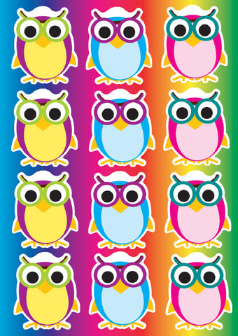 Color Owls Magnets