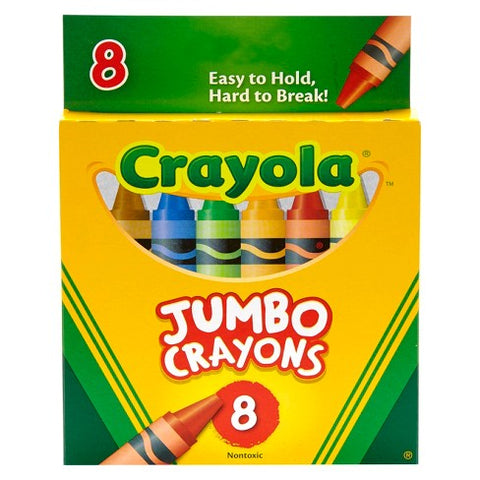 Jumbo Crayons 8Ct