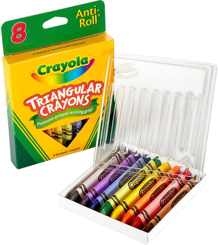 Triangular Crayons 8Ct