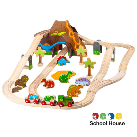 Dinosaur Railway Set