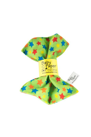 Baby Paper Green Stars