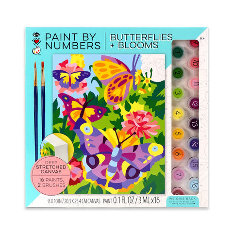 Paint By Number Butterflies & Blooms