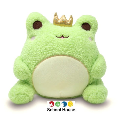 Wawa The Prince Kawaii Green Frog Plushie