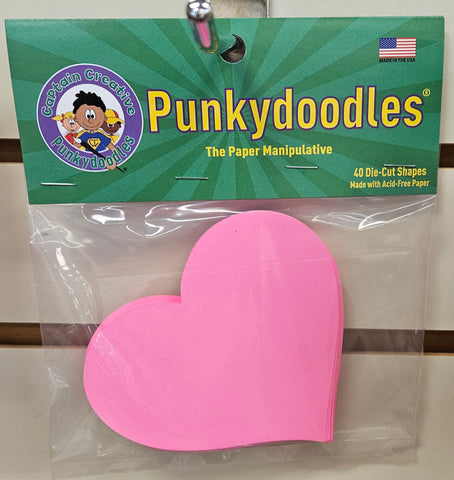 Heart Pink Medium Cut Outs