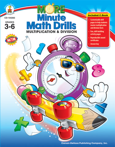 More Minute Math Drills Multiplication & Division