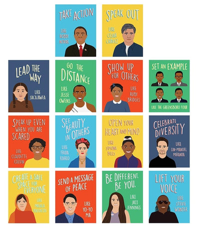 Be An Ally Like Me Posters Set