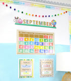 Creatively Inspired Calendar Bulletin Board Set