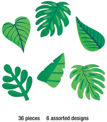 Tropical Leaves Cut Outs