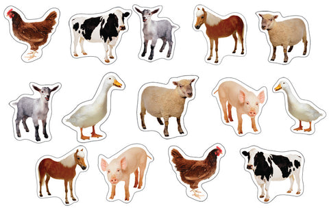 Farm Animals Photographic Shape