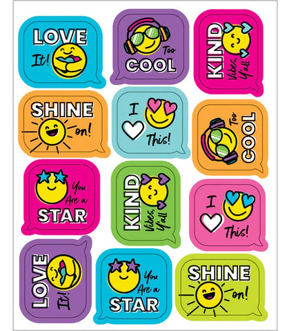 Kind Vibes Smiley Faces Stickers