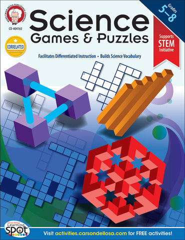 Science Games & Puzzles Bk
