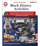 Black History Activities Grades 5 - 8 Book