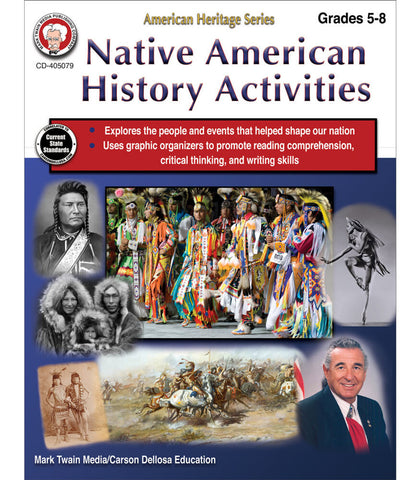 Native American History Grades 5-8 Book