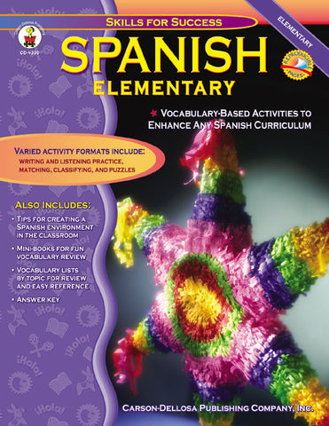 Spanish Elementary Skills For Su