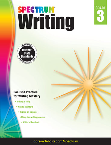 Spectrum Writing 3 Workbook