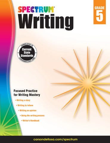 Spectrum Writing 5 Workbook