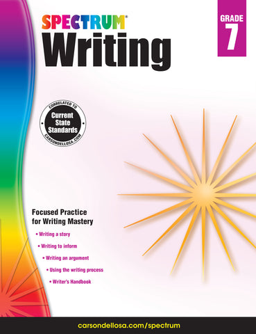 Spectrum Writing 7 Workbook