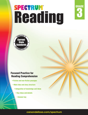 Spectrum Reading Gr 3 Workbook
