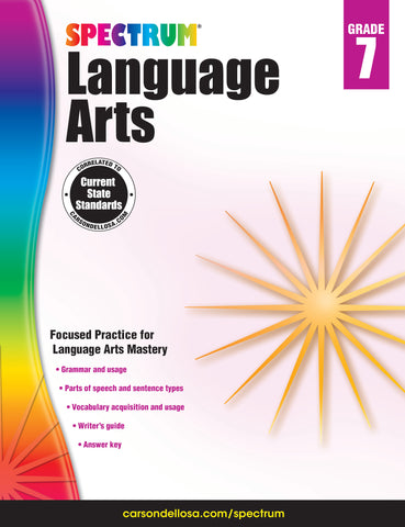 Spectrum Language Arts 7 Workboo
