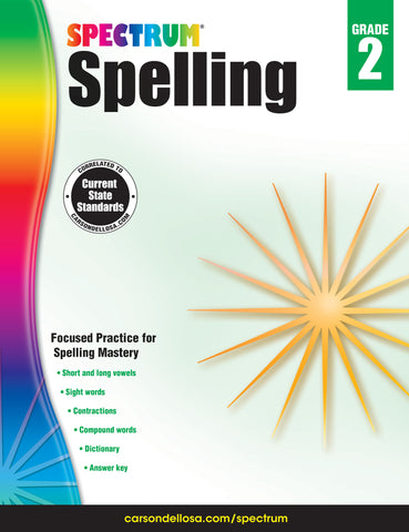 Spectrum Spelling 2 Workbook