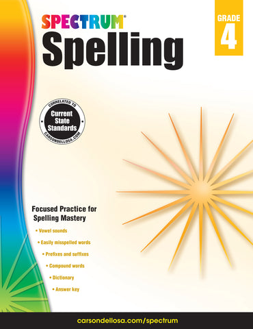 Spectrum Spelling 4 Workbook