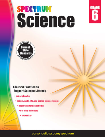 Spectrum Science 6 Workbook
