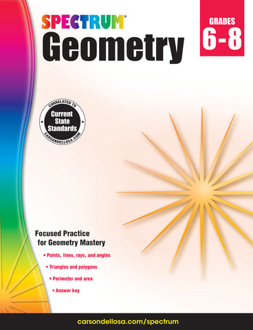 Spectrum Geometry Gr 6-8 Workbook