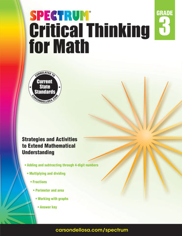 Spectrum Math Gr 3 Critical Thinking