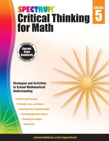 Spectrum Math Gr 5 Critical Thinking