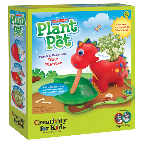 Self-Watering Plant Pet Dinosaur Kit