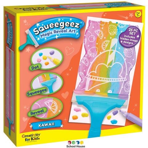 Squeegeez Magic Reveal Art Kawaii Kit