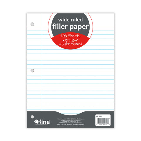 Filler Paper Wide 100Ct