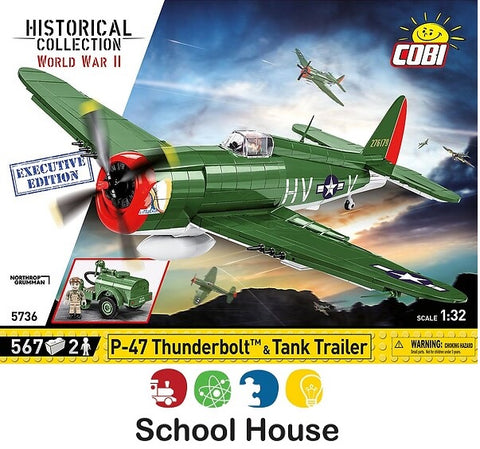 P-47 Thunderbolt Plane & Tank Trailer