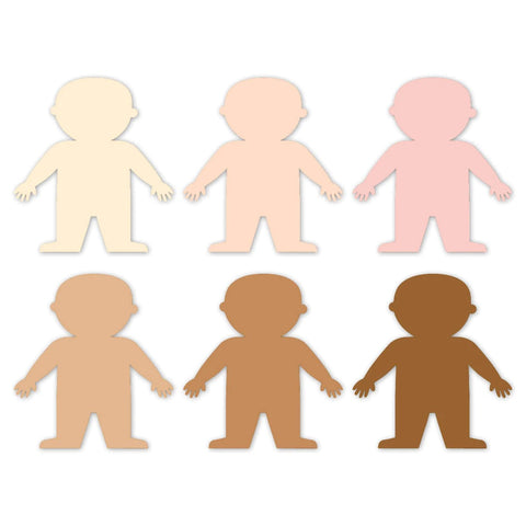 Multicultural People Cut Outs