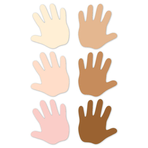 Multicultural Hands Cut Outs