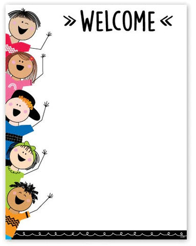 Stick Kids Welcome Chart