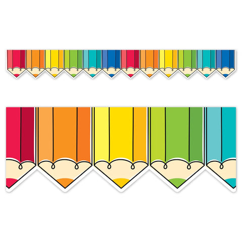 Core Decor Colorful Pencils EZ Border