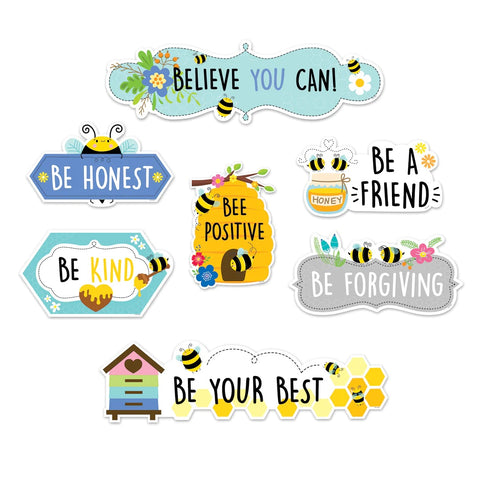 Busy Bees Bee Positive Mini Bulletin Board Set