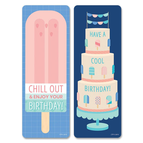 Cool & Calm Birthday Bookmarks