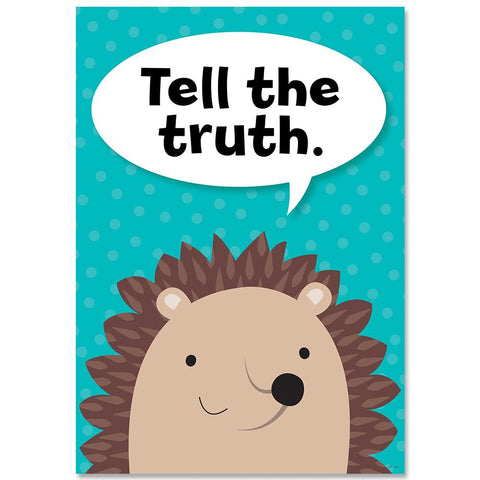 Woodland Friends Tell The Truth Poster