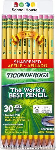 No. 2 Sharpened Pencils Box Of 30