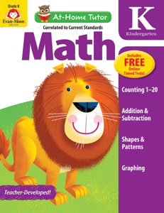 Math At-Home Tutor Bk Grade K