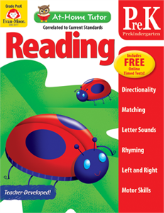 Reading At-Home Tutor Bk Grade PreK