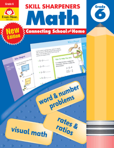 Math Grade 6 Skill Sharpeners Workbook