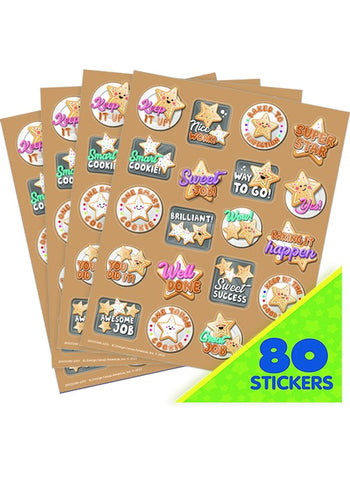 Star Cookies Scented Stickers