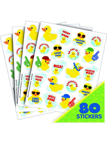 Rubber Duckies Scented Stickers