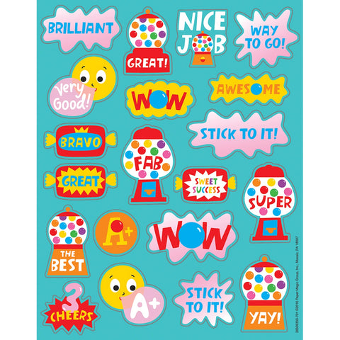 Bubble Gum Scented Stickers