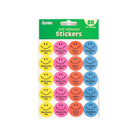 God Loves You Smiles Stickers