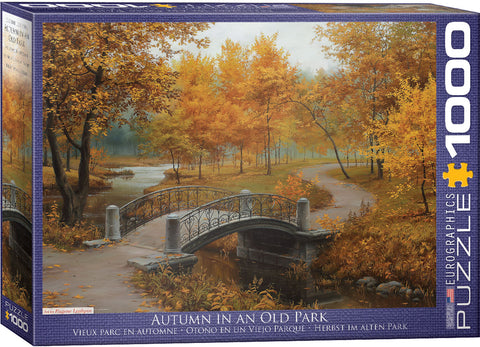 Autumn In An Old Park 1000 Piece Puzzle