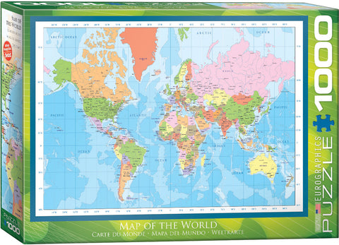Map Of The World 1000 Pc Pz